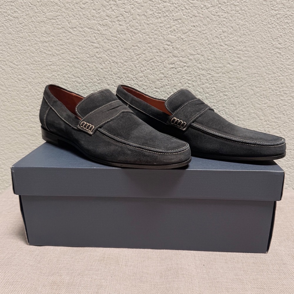 Rodd & Gunn Sz 42 Suede Navy Loafers $178